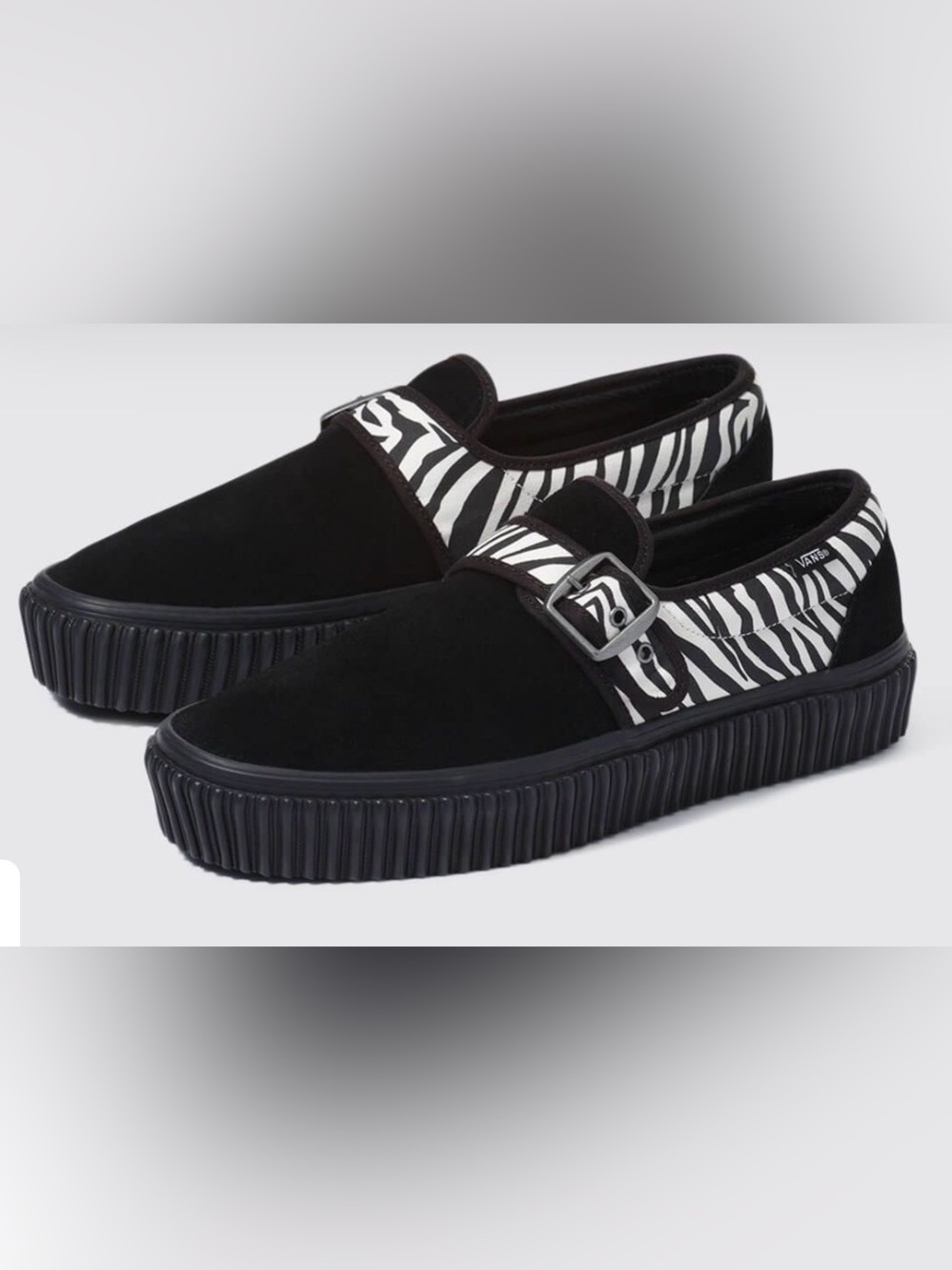 Vans Unisex Creeper Zebra Slip-On Shoes